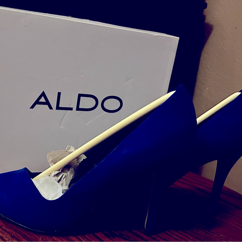 Aldo Blue Heels
